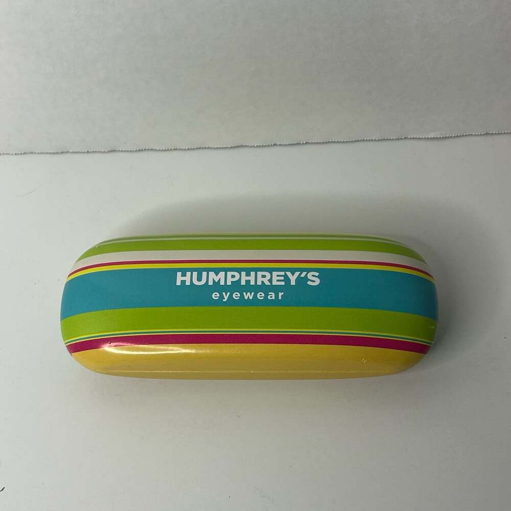 Humphrey's Eyewear Multicolored Striped Hard Glasses Case